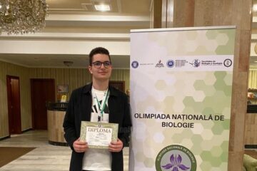 Teodor Cârloanță a obținut Mențiune și calificarea în lotul lărgit pentru Olimpiada Internațională de Biologie