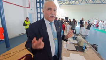 Costel Largu, arbitru continental, a fost prezent la competiția de la Ipotești