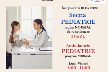 Pediatria Spitalului Municipal Rădăuți s-a redeschis