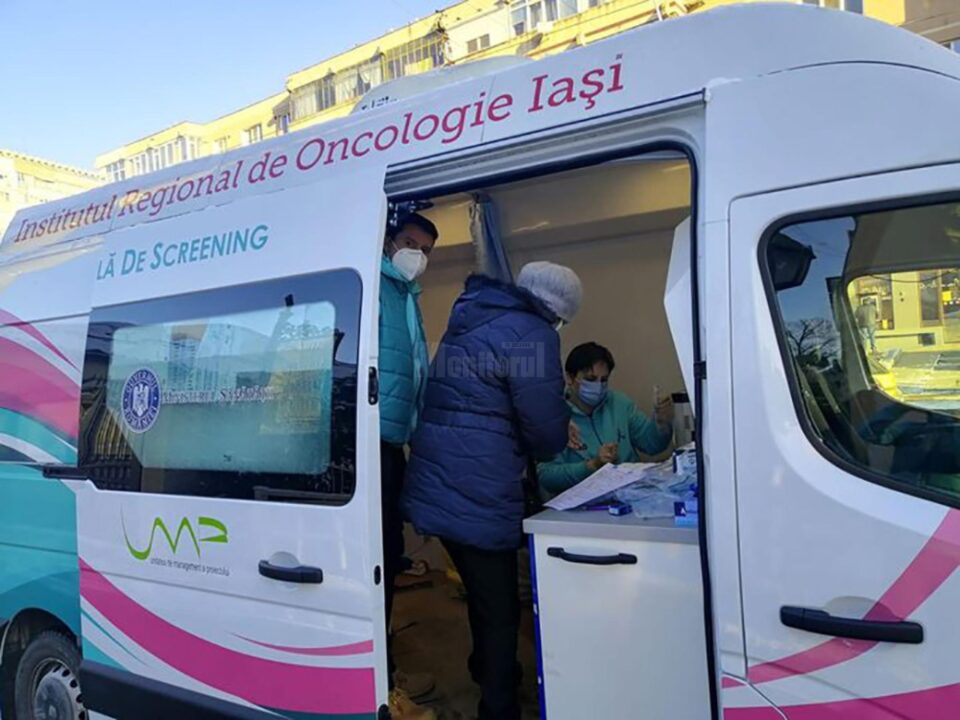 Caravana de testare gratuită pentru prevenirea cancerului de col uterin Sursa FB Promovarea Sanatatii Suceava Caravana de testare gratuită pentru prevenirea cancerului de col uterin Sursa FB Promovarea Sanatatii Suceava