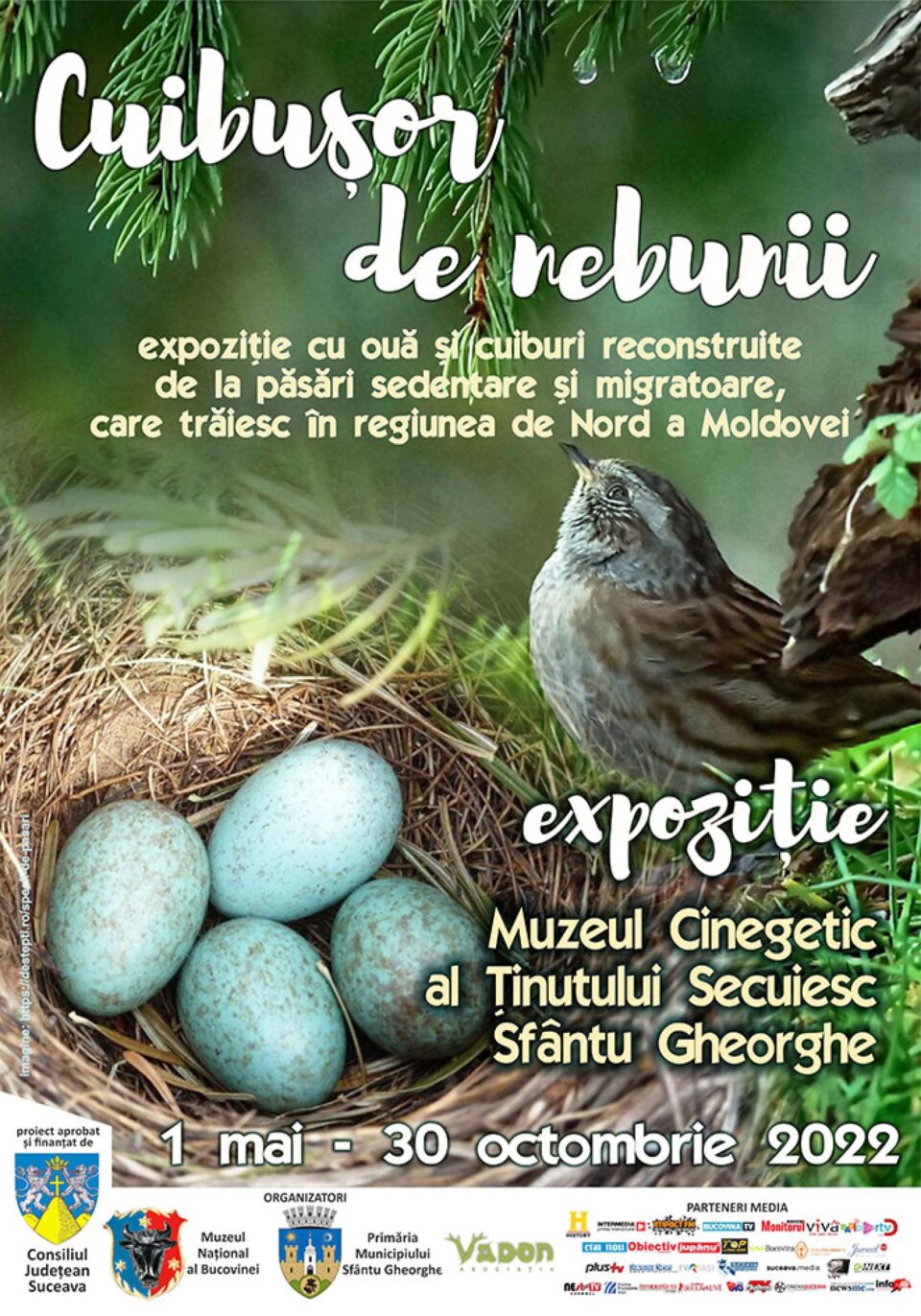 Expoziția itinerantă „Cuibușor de nebunii” ajunge la Muzeul Cinegetic al Ținutului Secuiesc Expoziția itinerantă „Cuibușor de nebunii” ajunge la Muzeul Cinegetic al Ținutului Secuiesc