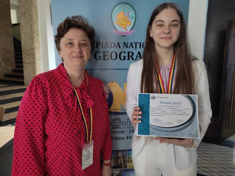 O elevă de la Școala Gimnazială Drăgoiești a obținut Premiul Special al Societății de Geografie din România O elevă de la Școala Gimnazială Drăgoiești a obținut Premiul Special al Societății de Geografie din România