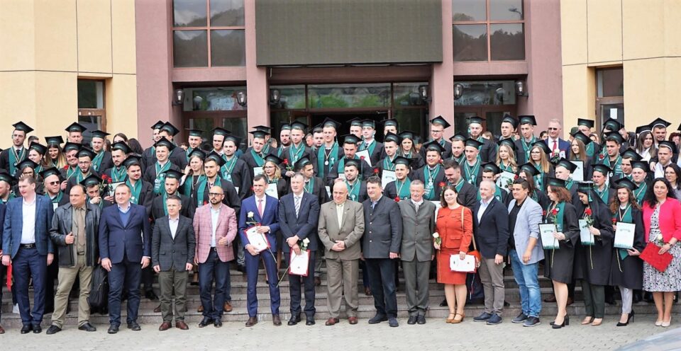 Ciprian Muscă, președintele ASFOR, la ceremonia de absolvire a generației 2022 a Facultății de Silvicultură și Exploatări Forestiere Brașov
