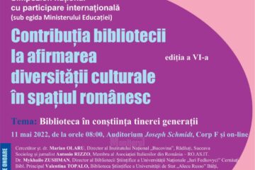 Simpozion ”Biblioteca în conștiința tinerei generații”, dedicat Zilei Bibliotecarului, la USV