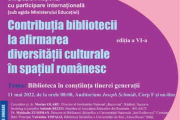 Simpozion ”Biblioteca în conștiința tinerei generații”, dedicat Zilei Bibliotecarului, la USV