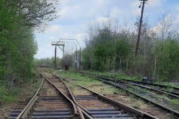 Cai ferate reparate in statia Vicsani, la intrarea din Ucraina