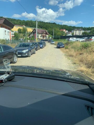 Strada Teilor, sufocată pe timp de vară