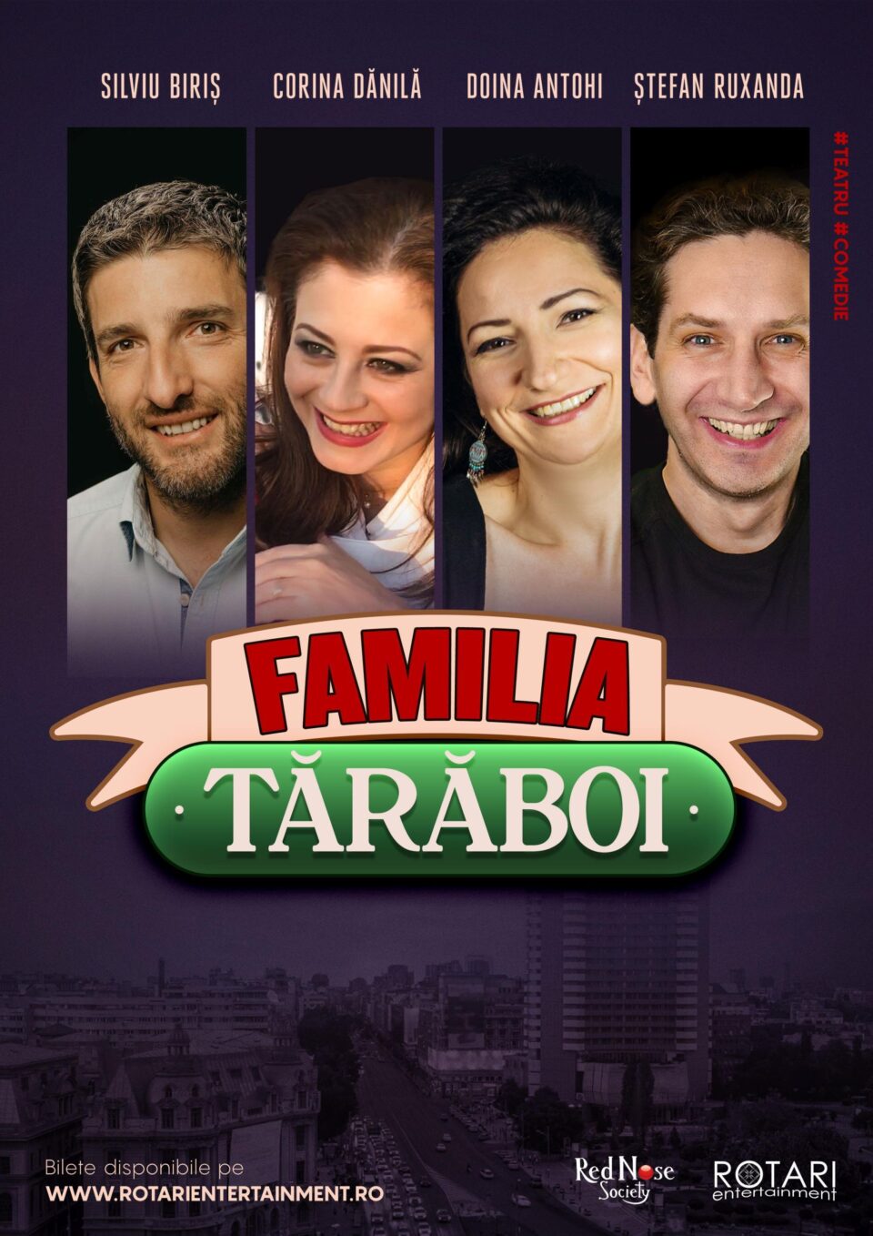 Spectacolul „Familia Tărăboi”, joi, la Rădăuți