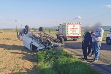 Accident între două autoturisme, pe drumul Salcea-Verești