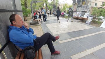 Sergiu, artist plastic în Chișinău