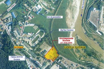 Amplasamentul noului complex rezidențial de blocuri turn din zona străzii Traian Vuia