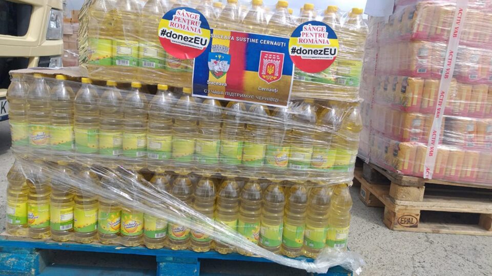 Ajutoare trimise de Suceava pentru Cernăuți - Ucraina