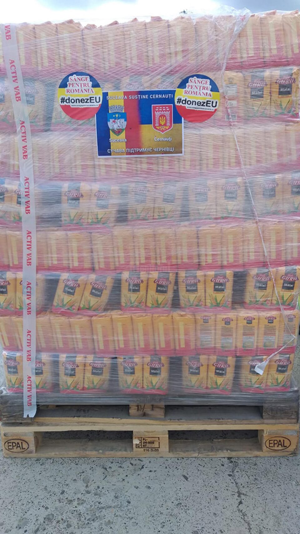 Ajutoare trimise de Suceava pentru Cernăuți - Ucraina
