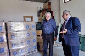 Subprefectul Florin Sinescu la Dornești