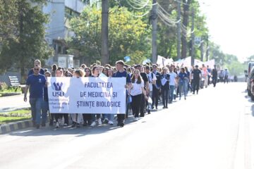 Marșul Absolvenților USV, în cadrul festivității de absolvire a Promoției 2022