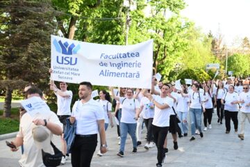 Marșul Absolvenților USV, în cadrul festivității de absolvire a Promoției 2022