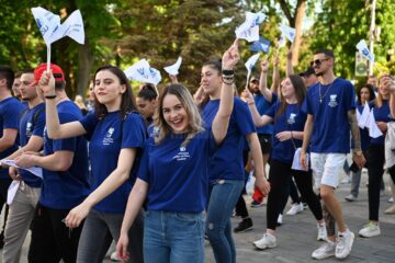 Marșul Absolvenților USV, în cadrul festivității de absolvire a Promoției 2022