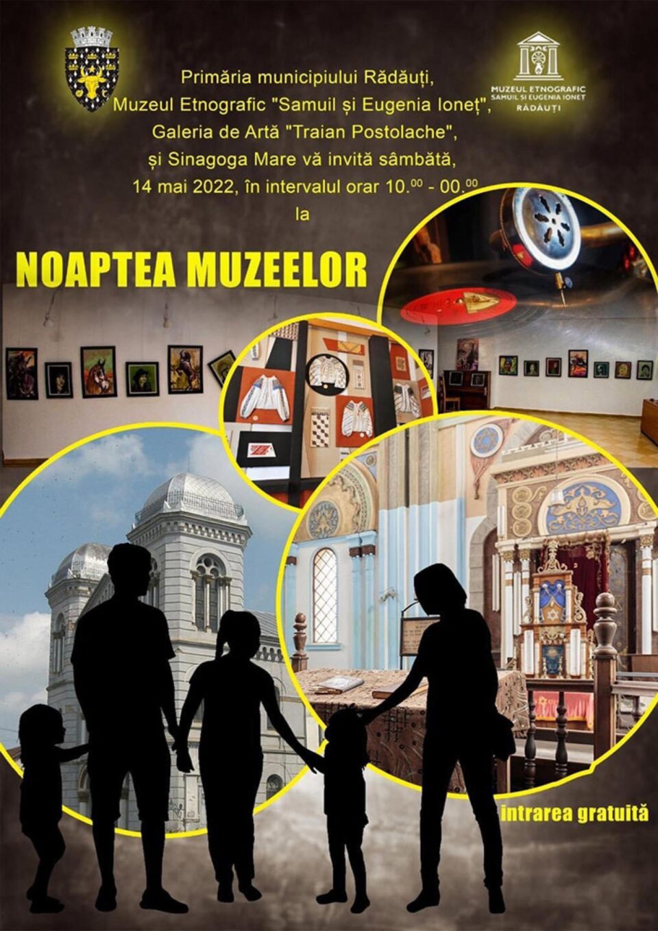 Noaptea Muzeelor 2022 va fi marcată în trei obiective din Rădăuți