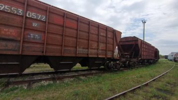 Vagoanele cu cereale venite din Ucraina