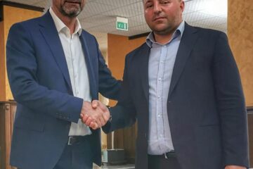 Marian Andronache și primarul din Marginea, Gheorghe Lazăr