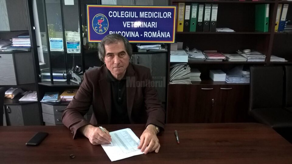Președintele Colegiului Medicilor Veterinari Suceava, doctorul Petrea Dulgheru