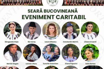 Spectacol folcloric caritabil organizat de ASCOR Suceava, joi, la Eden Garden