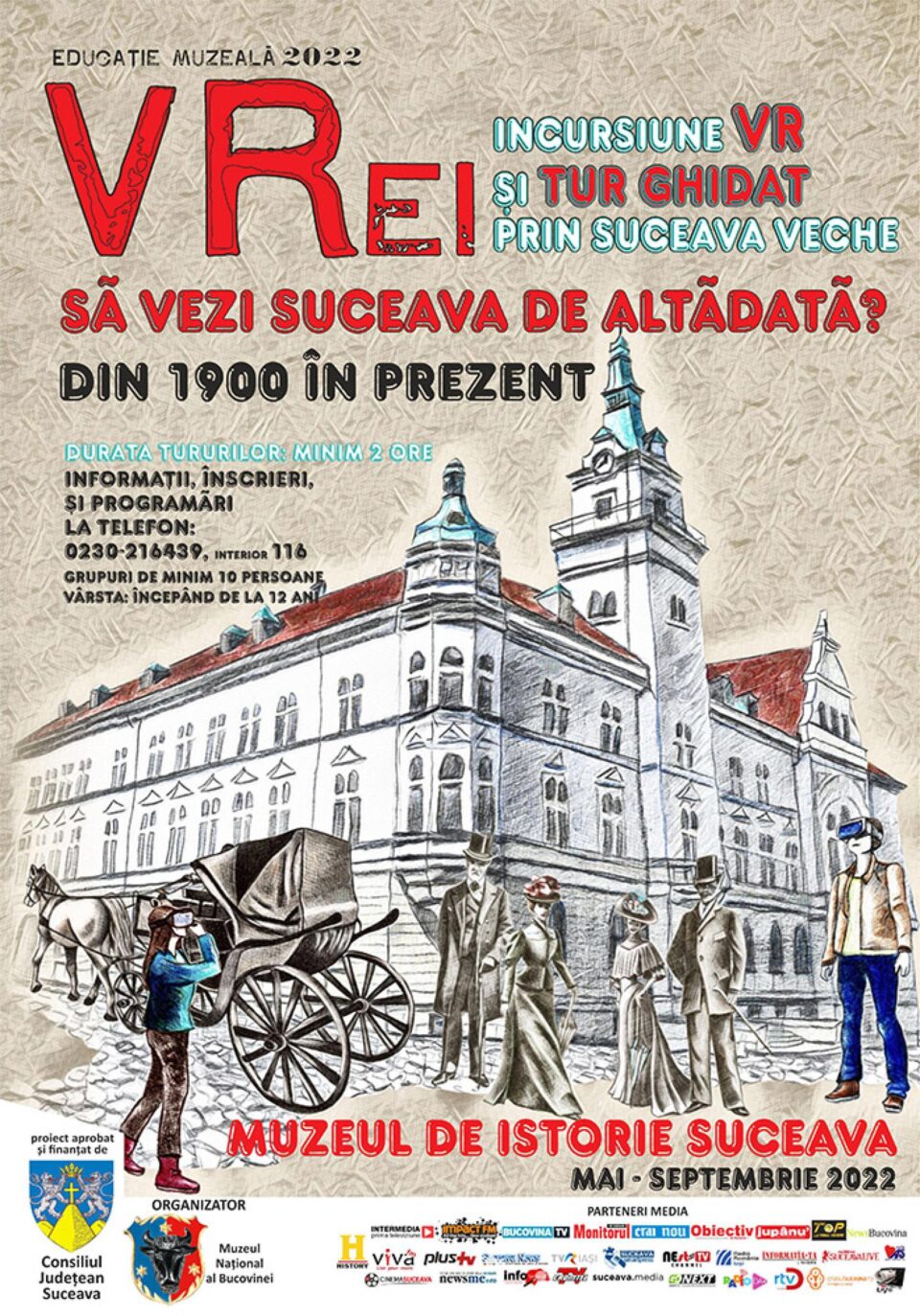 „Vrei să vezi Suceava de altădată. De la 1900 în prezent”, proiect de educație marca Muzeul Național al Bucovinei „Vrei să vezi Suceava de altădată. De la 1900 în prezent”, proiect de educație marca Muzeul Național al Bucovinei