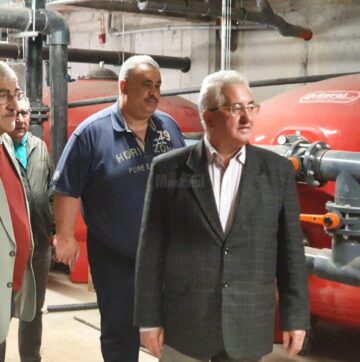 Ion Lungu în inspecție la lucrările de la ștrand