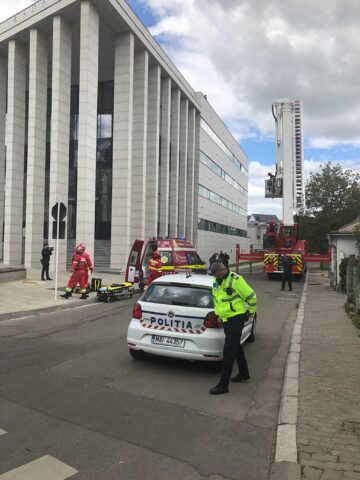 Incendiu la Judecătoria Rădăuți
