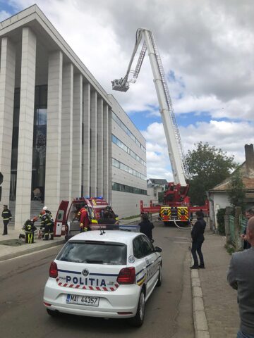 Incendiu la Judecătoria Rădăuți