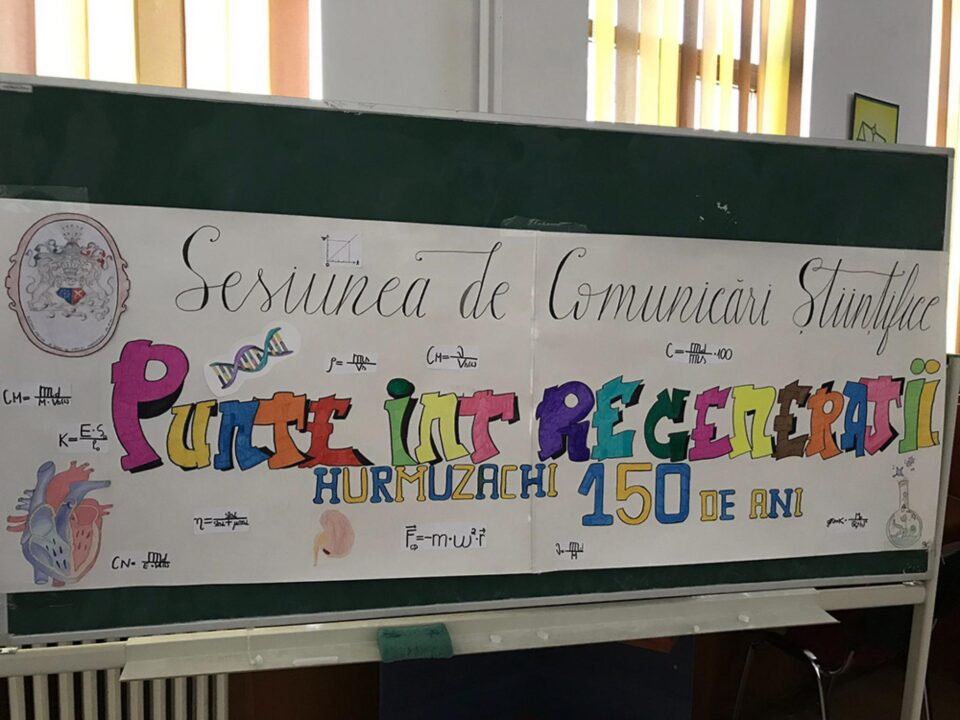 Peste 70 de elevi, profesori, studenți au participat la Sesiunea de Comunicări Științifice „Punte între generații”