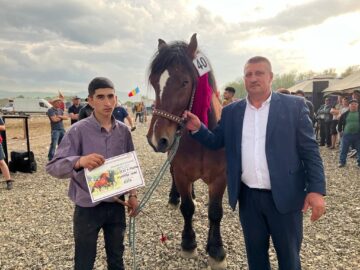 Locul II - Calul Dorin, proprietar Ciprian Ețcu FOTO Florin Lungu