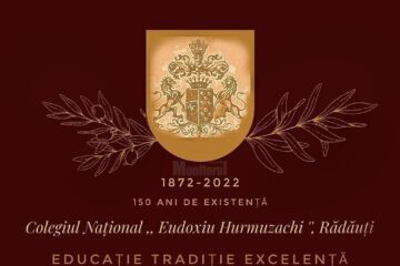 Logoul aniversar „CNEH 150”, creat de eleva Iulia Ghenici