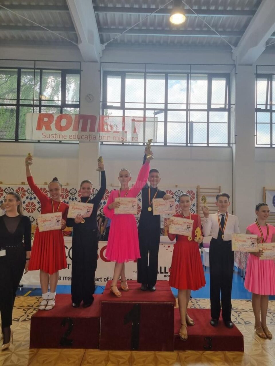 Pe podium