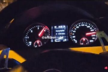 Un tânăr s-a filmat în timp ce trecea cu 200 de km/h prin fața Poliției Suceava