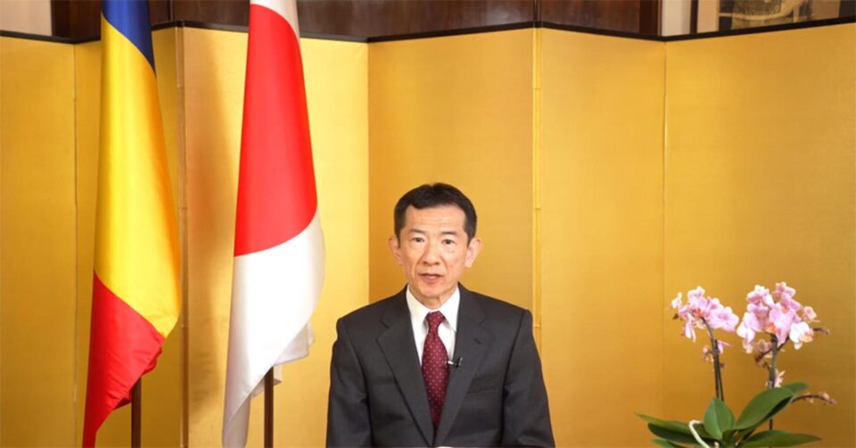 Excelența Sa, Domnul Hiroshi UEDA, Ambasadorul Extraordinar și Plenipotențiar al Japoniei în România Excelența Sa, Domnul Hiroshi UEDA, Ambasadorul Extraordinar și Plenipotențiar al Japoniei în România