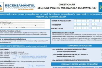 Începe recenzarea pe teren a populației