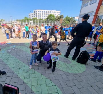 Peste 300 de copii au participat la acțiunile organizate de Poliție, Jandarmerie și ISU Suceava