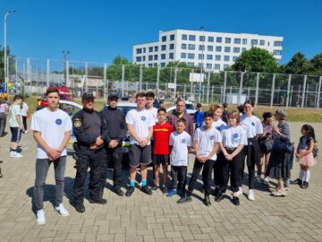 Peste 300 de copii au participat la acțiunile organizate de Poliție, Jandarmerie și ISU Suceava