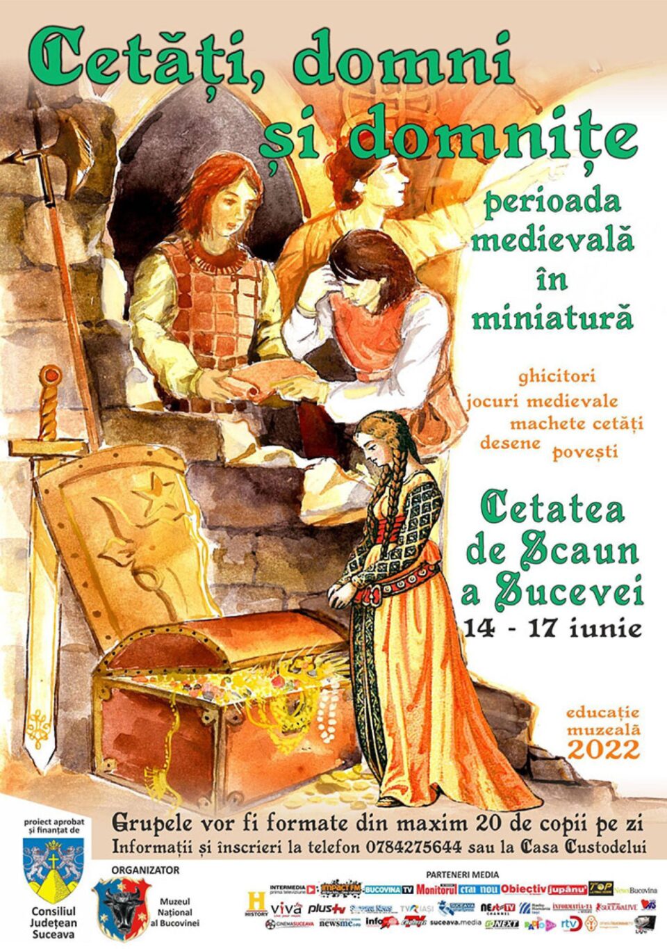 „Cetăți, domni și domnițe – perioada medievală în miniatură”, la Muzeul Național al Bucovinei „Cetăți, domni și domnițe – perioada medievală în miniatură”, la Muzeul Național al Bucovinei