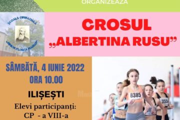 Elevii din clasele primare și gimnaziu, invitați la crosul organizat în memoria fetiței Albertinei Rusu, campioană națională la atletism