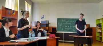 Competiție pentru aspiranții la statutul de membru al clubului „Ars Dicendi”, la Colegiul „Eudoxiu Hurmuzachi”