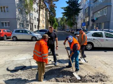 Lucian Harșovschi - Se reabilitează covorul asfaltic, dar și trotuarele și accesul la scările de bloc, care vor fi modernizate cu pavaj. Nu ne oprim aici, continuăm!