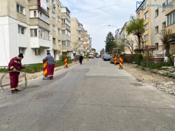 Durata de realizare a lucrărilor de pe strada Amurgului, care traversează Cuza Vodă II dintr-o parte în alta, este estimată la două luni