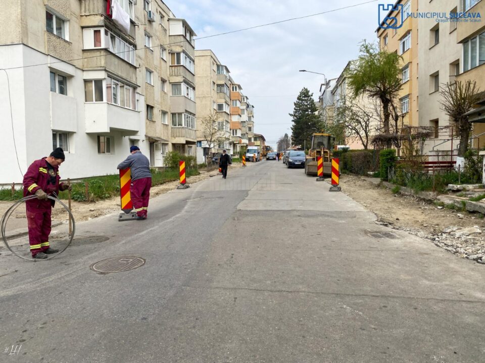 Durata de realizare a lucrărilor de pe strada Amurgului, care traversează Cuza Vodă II dintr-o parte în alta, este estimată la două luni