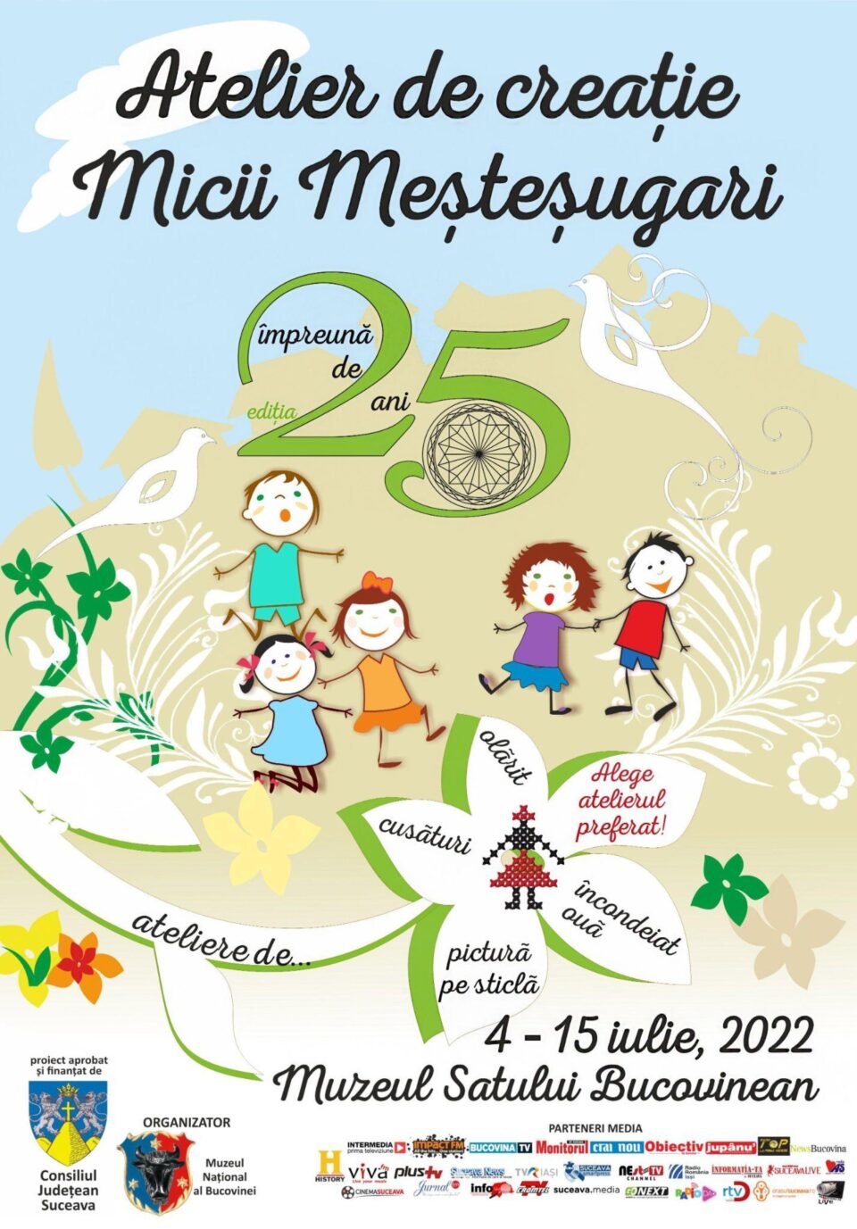Copiii din municipiul Suceava se pot înscrie la atelierul de creație „Micii Meșteșugari” Copiii din municipiul Suceava se pot înscrie la atelierul de creație „Micii Meșteșugari”