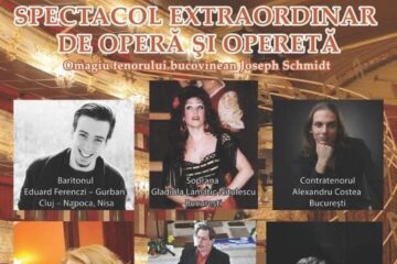 Spectacol extraordinar de operă și operetă, miercuri, la Suceava