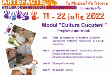 Atelier de arheologie experimentală „Artă și Artefacte” pentru copii, organizat de Muzeul Național al Bucovinei