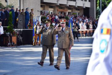 Festivitatea de absolvire a promoției 2022 – Colegiul Militar, în centrul municipiului Câmpulung Moldovenesc. Foto Laurențiu Sbiera Sorin Băltățescu Larisa Dăscălescu