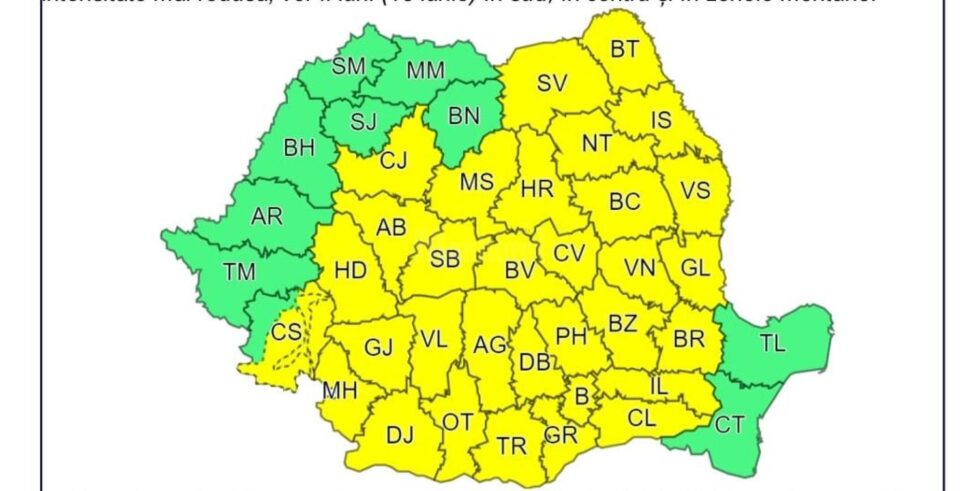 Avertizare meteo de ploi torențiale valabilă astăzi până la ora 22:00 în tot județul Suceava Avertizare meteo de ploi torențiale valabilă astăzi până la ora 22:00 în tot județul Suceava